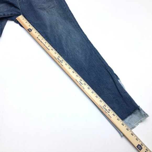 Pilcro & The Letterpress Jeans Women's Script Skinny Two Tone Legs size 30 - Picture 9 of 12